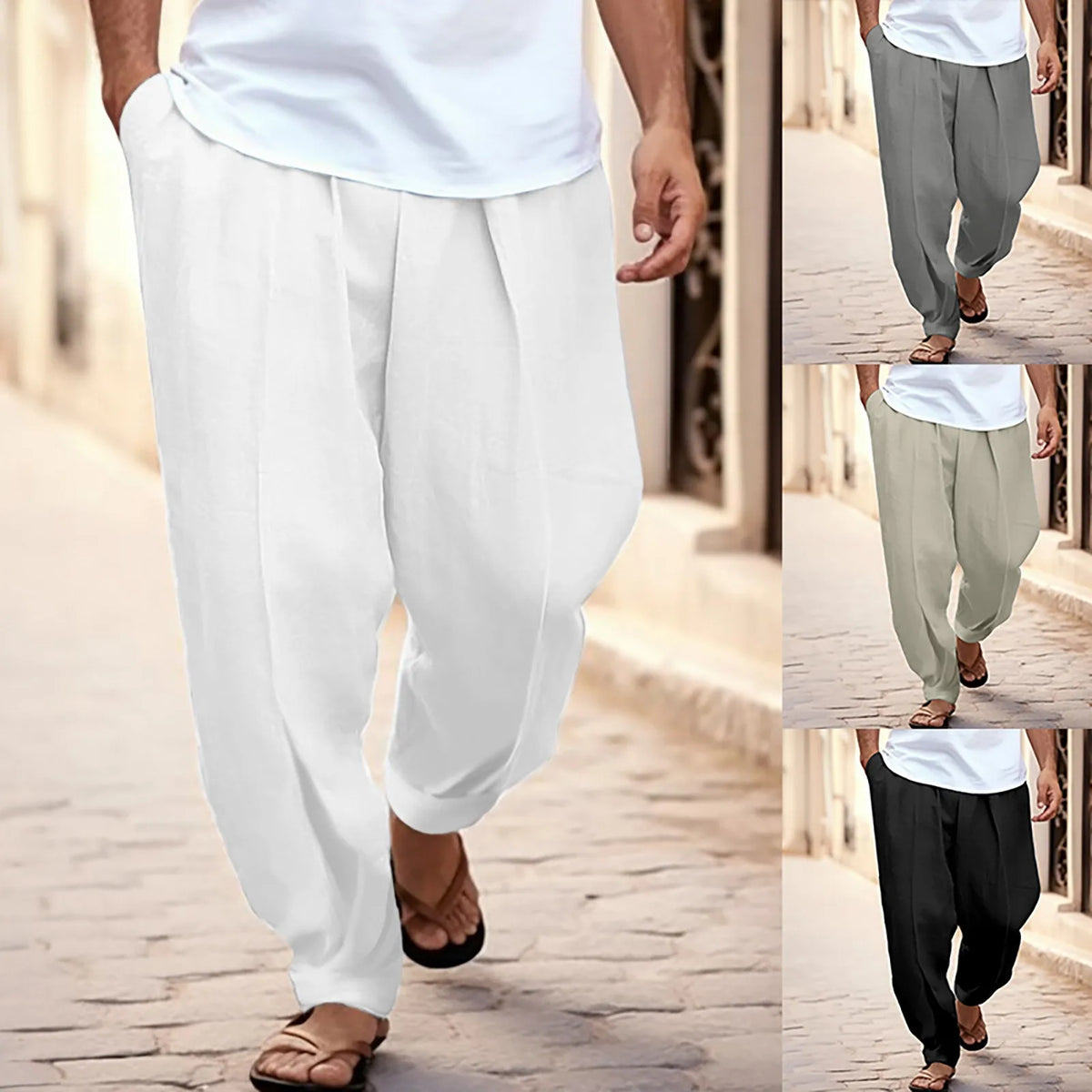 LORENTINO® Capri Pleated Cross-Pants