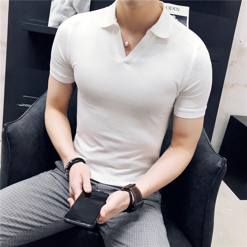 BELLANO® Men’s V-Neck Slim Fit Tee