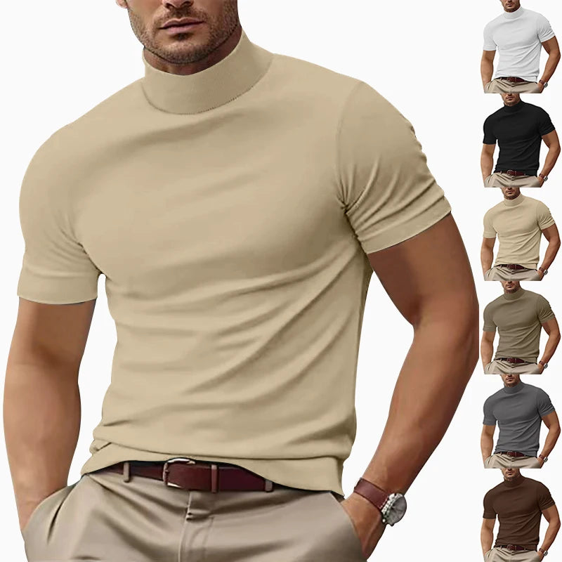 KINGSLEY® Mayfair Mock Neck Tee