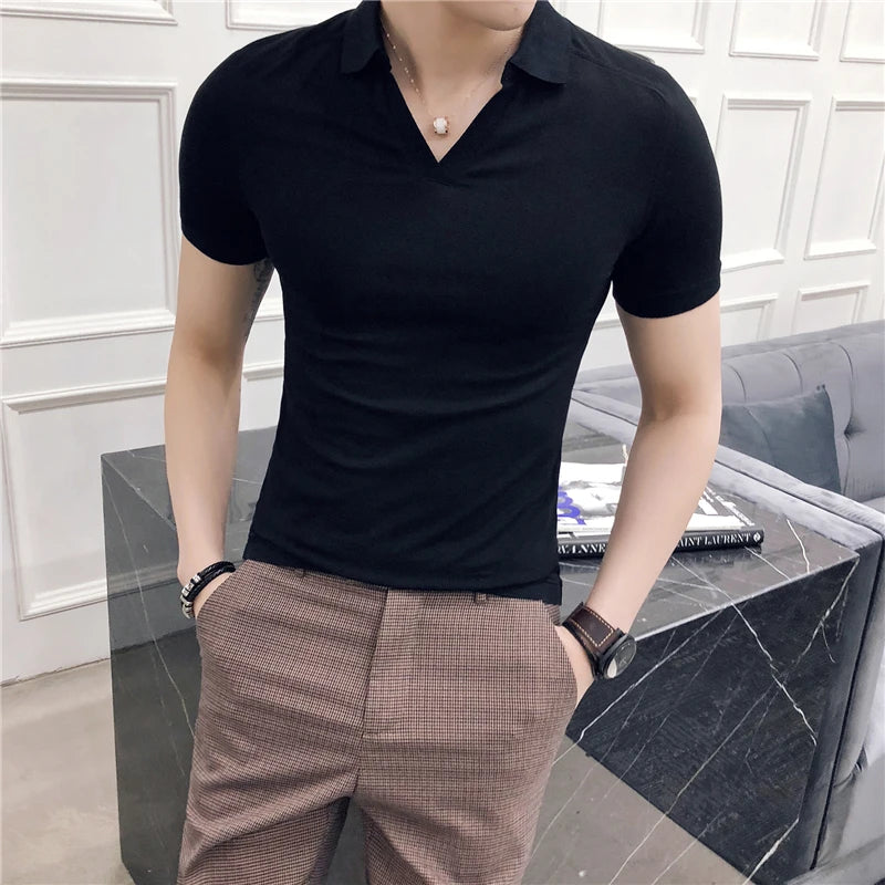 BELLANO® Men’s V-Neck Slim Fit Tee