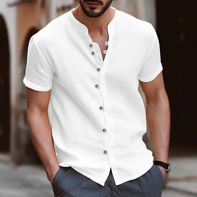 BARCLAY® Linen Short Sleeve Shirt