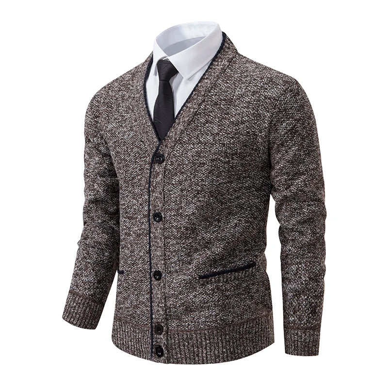 FALKLAND® Classic V-Neck Knit Cardigan