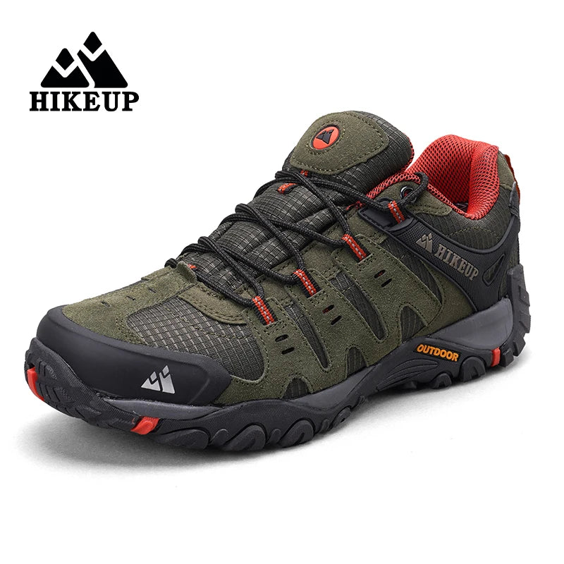 HIKEUP® Men’s Suede Mesh Trekking Shoes