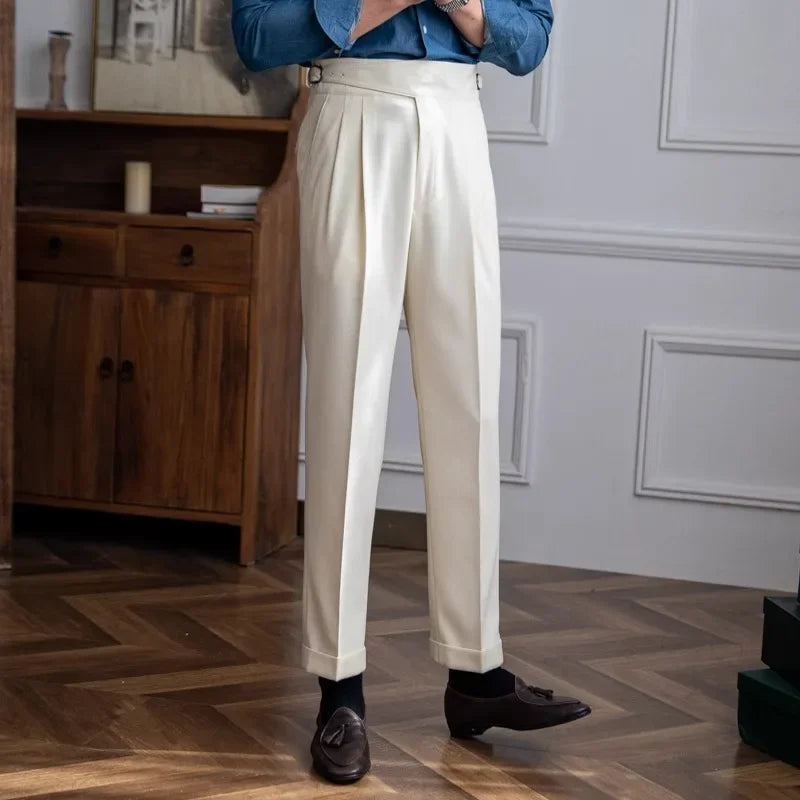 KINGSLEY® British High-Waist Trousers