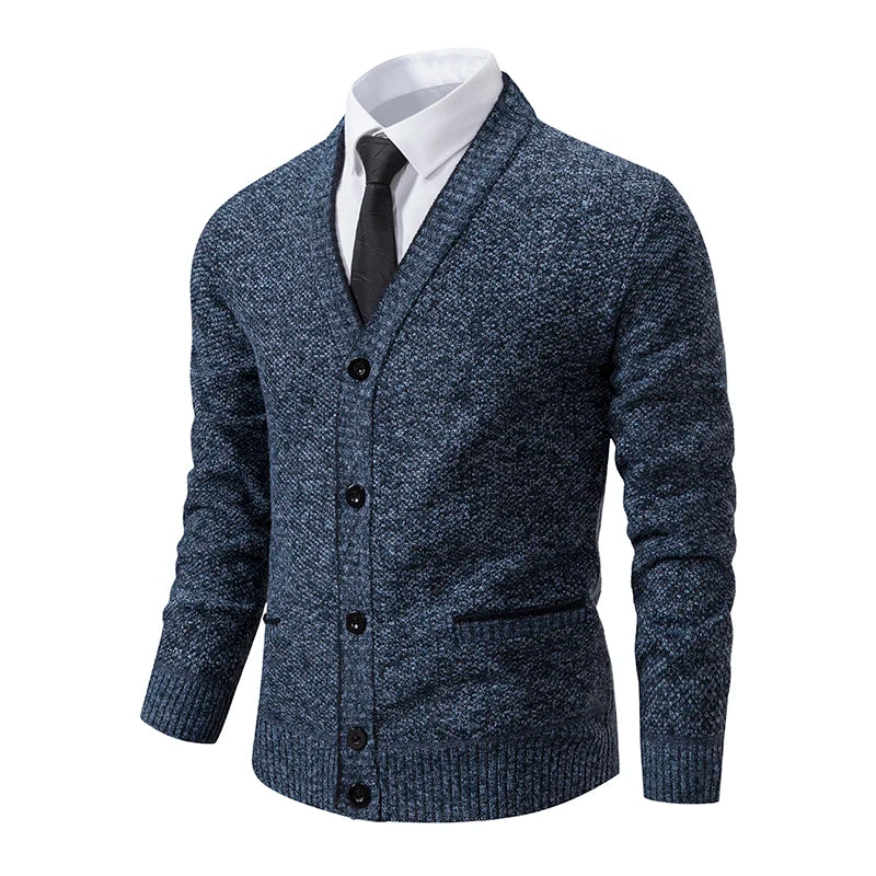 FALKLAND® Classic V-Neck Knit Cardigan