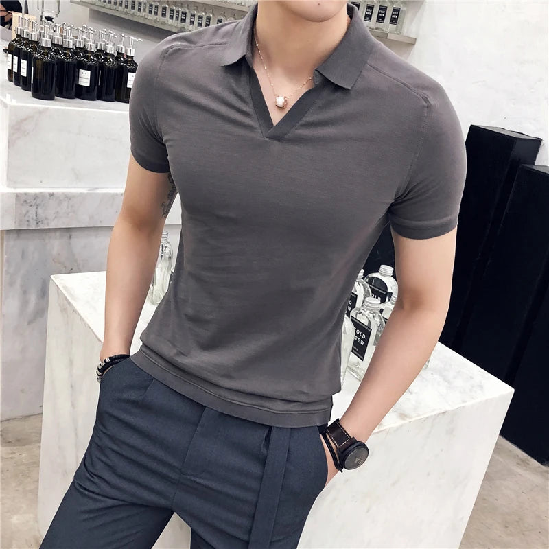 BELLANO® Men’s V-Neck Slim Fit Tee