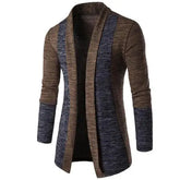 STANFORD® Retro Contrast V-Neck Knit Cardigan