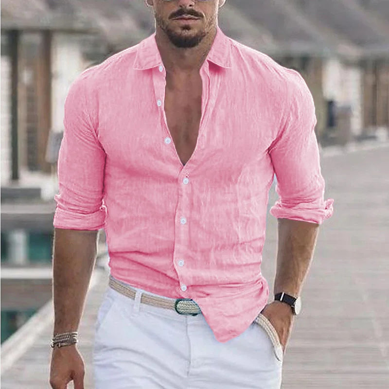 ASHFORD® Cotton Linen Shirt