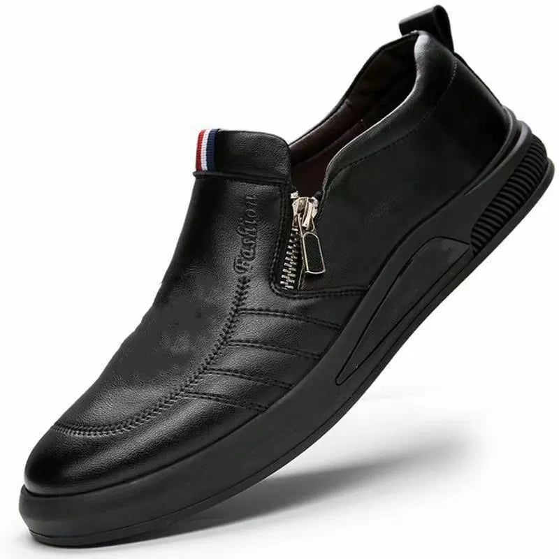 ASTONBURY® Men’s Slip-On PU Leather Loafers