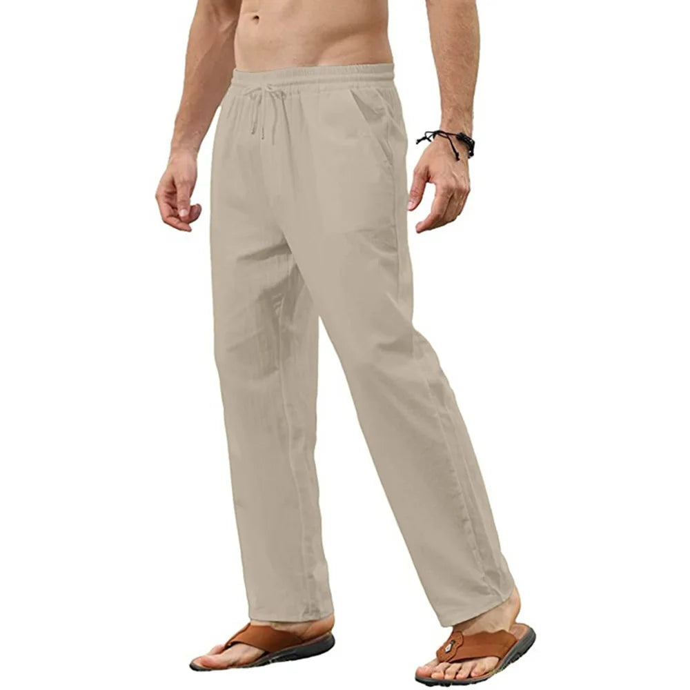 SANTÉLIN® Men’s Cotton-Linen Trousers
