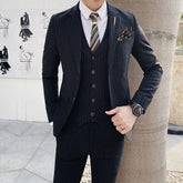 ASTONBURY® Wycliffe Striped Three-Piece Suit