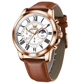OLEVS® Men’s Luxury 2025 Moon Phase Watch