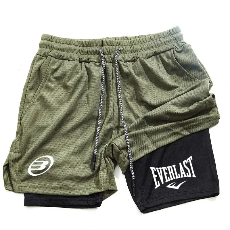 EVERLAST® 2-in-1 Quick-Dry Performance Shorts