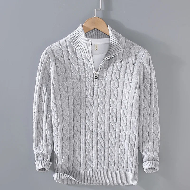 MORANO® Men's Polo Pullover Sweater