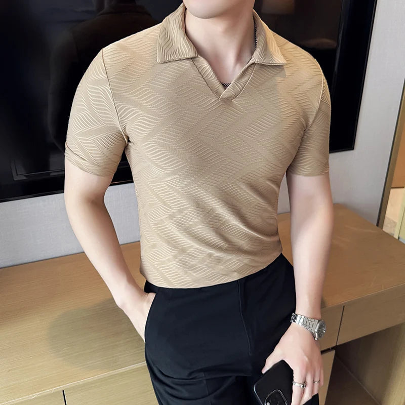 MILANOVERO® Summer Striped Polo Tee