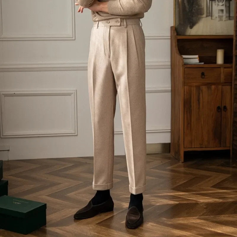 VELMORÉ® High-Waist Wool Trousers