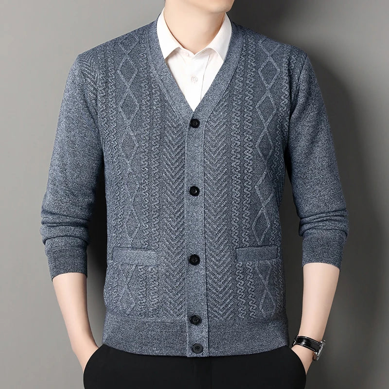 HUNTLEY® Classic Knit Cardigan Jacket