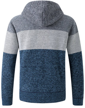 FAIRHURST® Padded Knit Hooded Cardigan