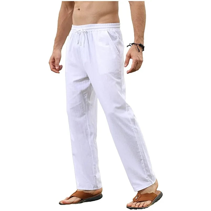 SANTÉLIN® Men’s Cotton-Linen Trousers