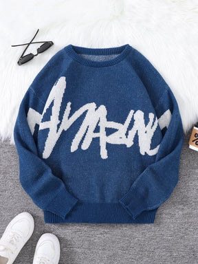 LEYDON® Jacquard Knit Pullover