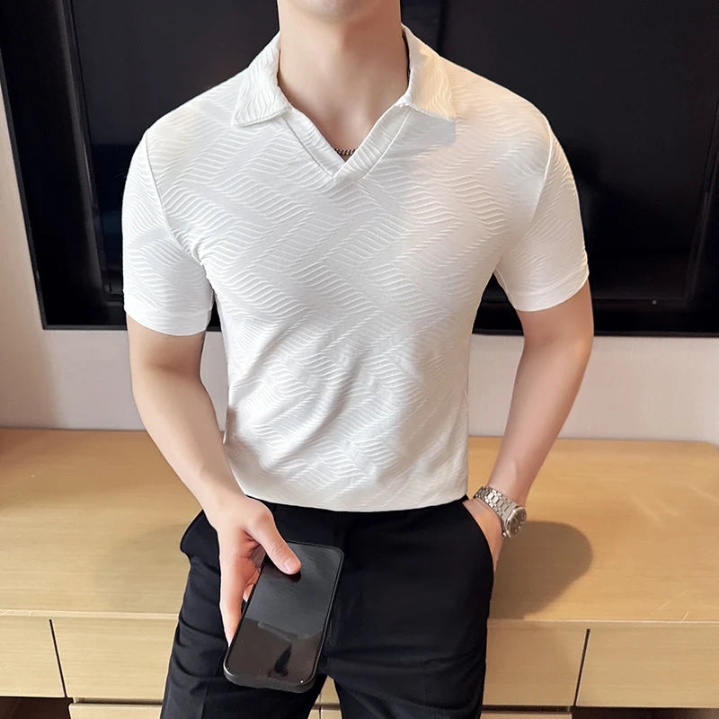 MILANOVERO® Summer Striped Polo Tee