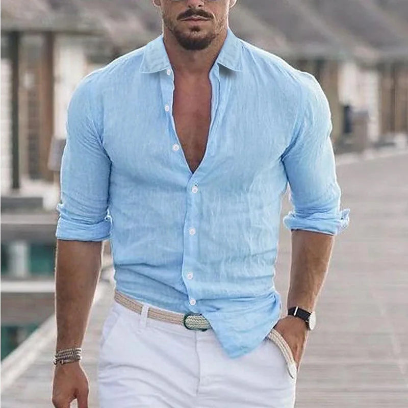 ASHFORD® Cotton Linen Shirt