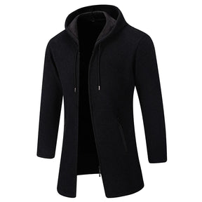 MARLBOROUGH® Long Hooded Knit Cardigan