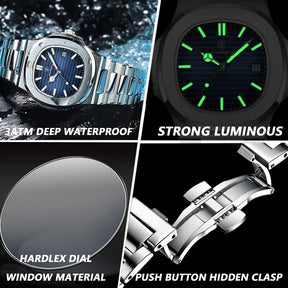 POEDAGAR® Luxury Quartz Watch