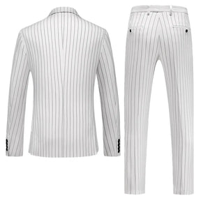 ASTONBURY® Langston Double-Breasted Striped Suit