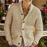 EDENBRIDGE® Thick-Knit Lapel Cardigan