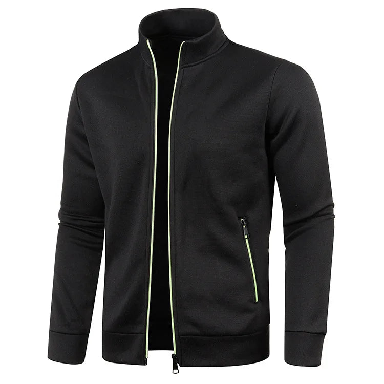 CROMWELL® Long Knit Cardigan with Zipper and Pockets