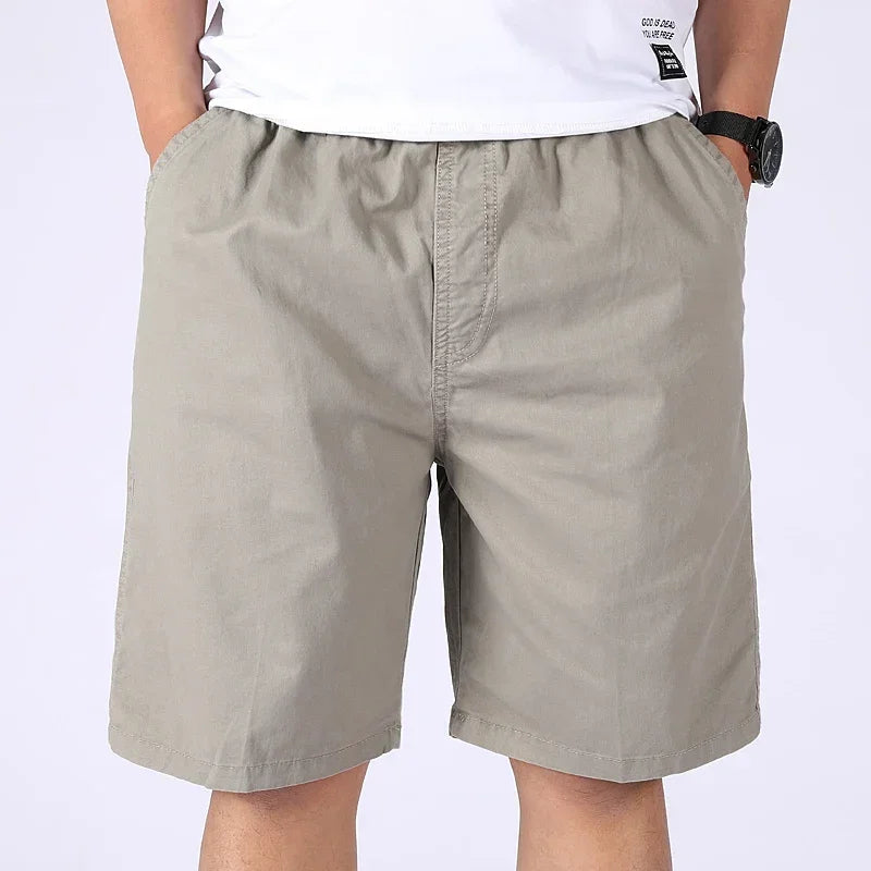 WINDERMERE® Cotton Khaki Cargo Shorts