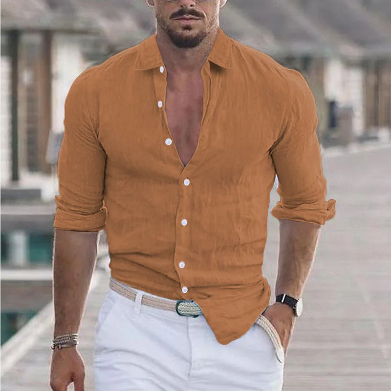 ASHFORD® Cotton Linen Shirt
