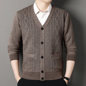 HUNTLEY® Classic Knit Cardigan Jacket