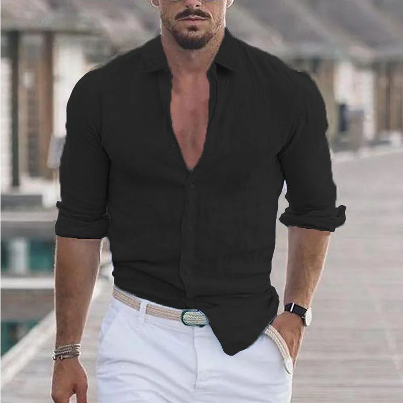 ASHFORD® Cotton Linen Shirt