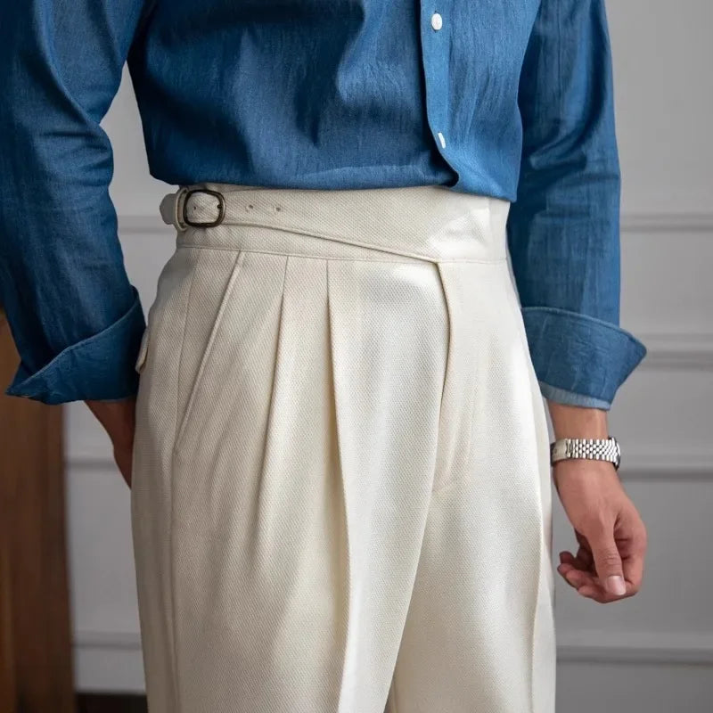 KINGSLEY® British High-Waist Trousers