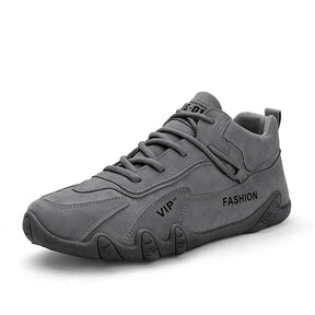 QAWAL® Men’s Lace-Up Microfiber Ankle Boots