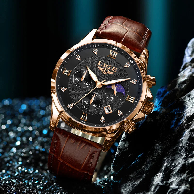 LIGE® Luxury Men's Watch