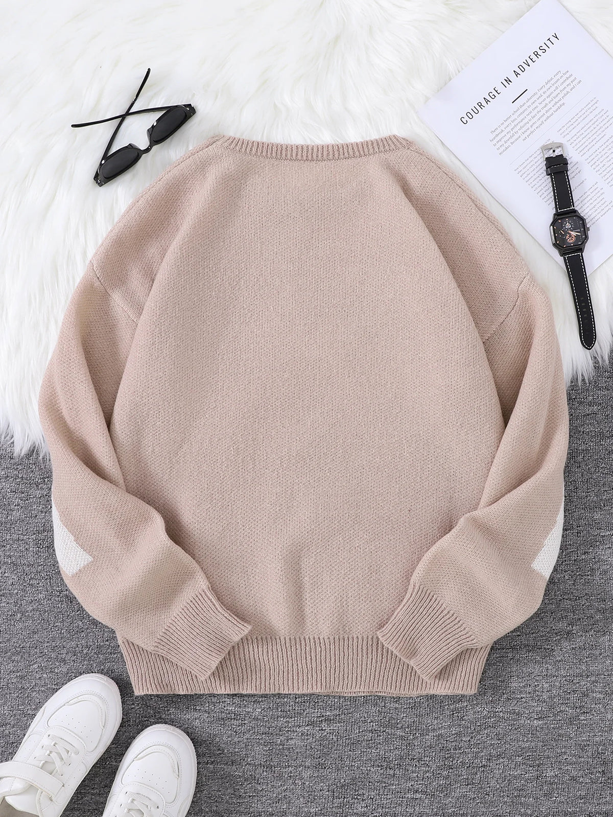 LEYDON® Jacquard Knit Pullover