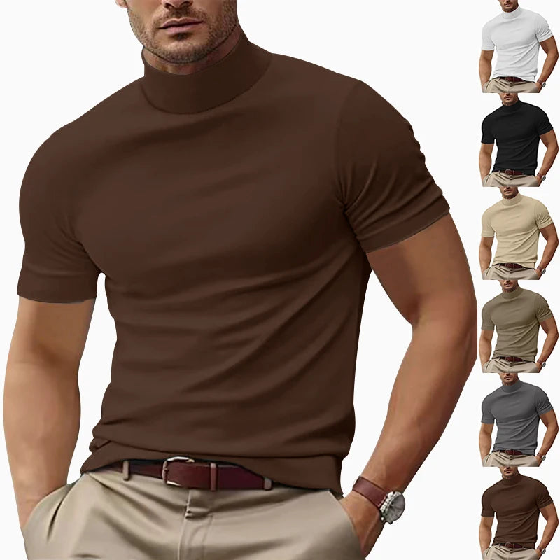 KINGSLEY® Mayfair Mock Neck Tee