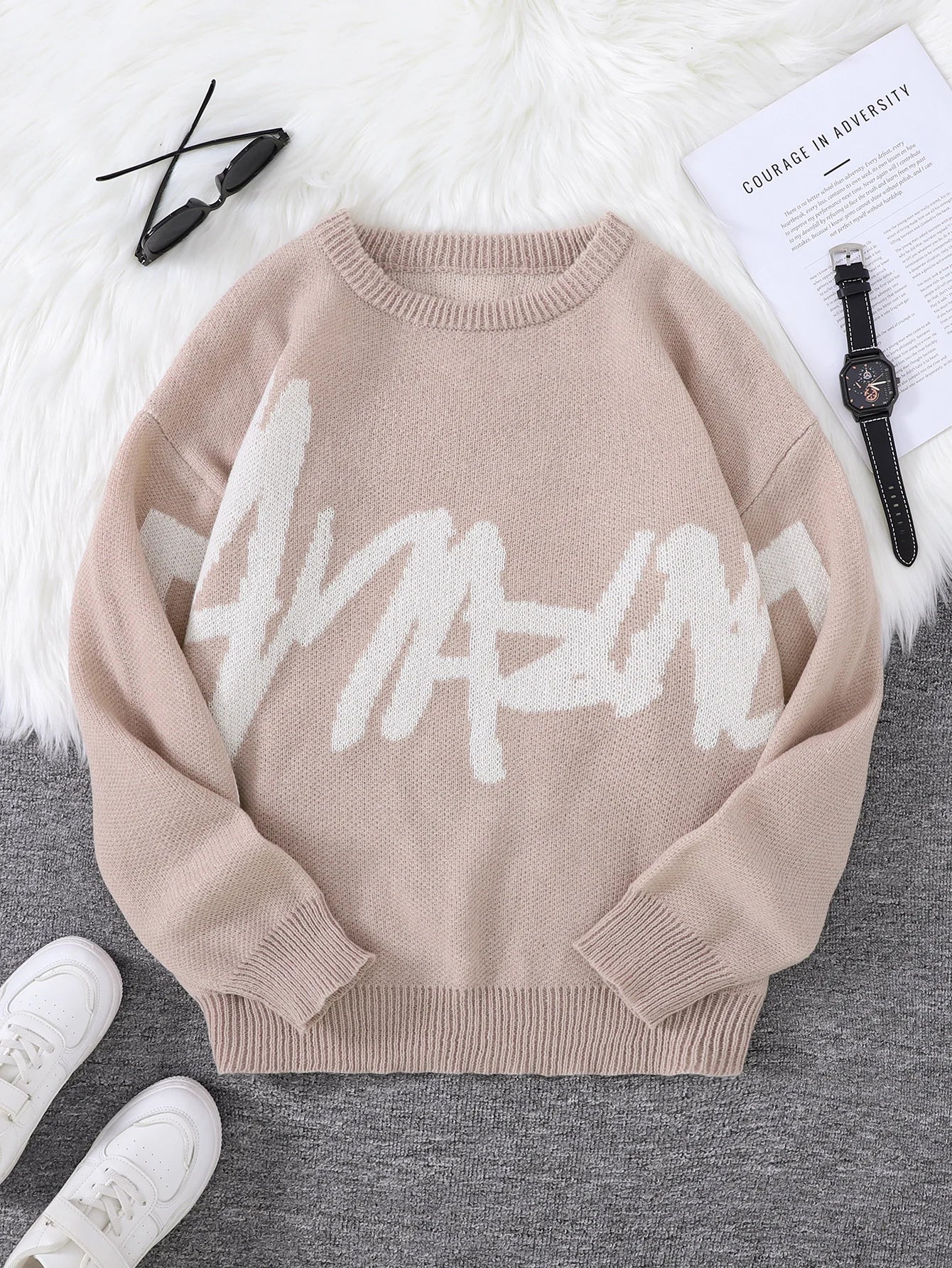 LEYDON® Jacquard Knit Pullover