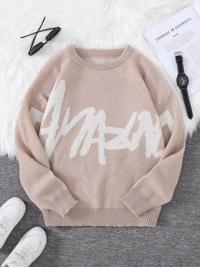 LEYDON® Jacquard Knit Pullover