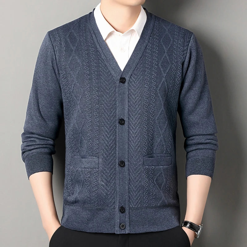 HUNTLEY® Classic Knit Cardigan Jacket