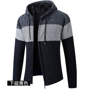 FAIRHURST® Padded Knit Hooded Cardigan