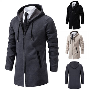MARLBOROUGH® Long Hooded Knit Cardigan