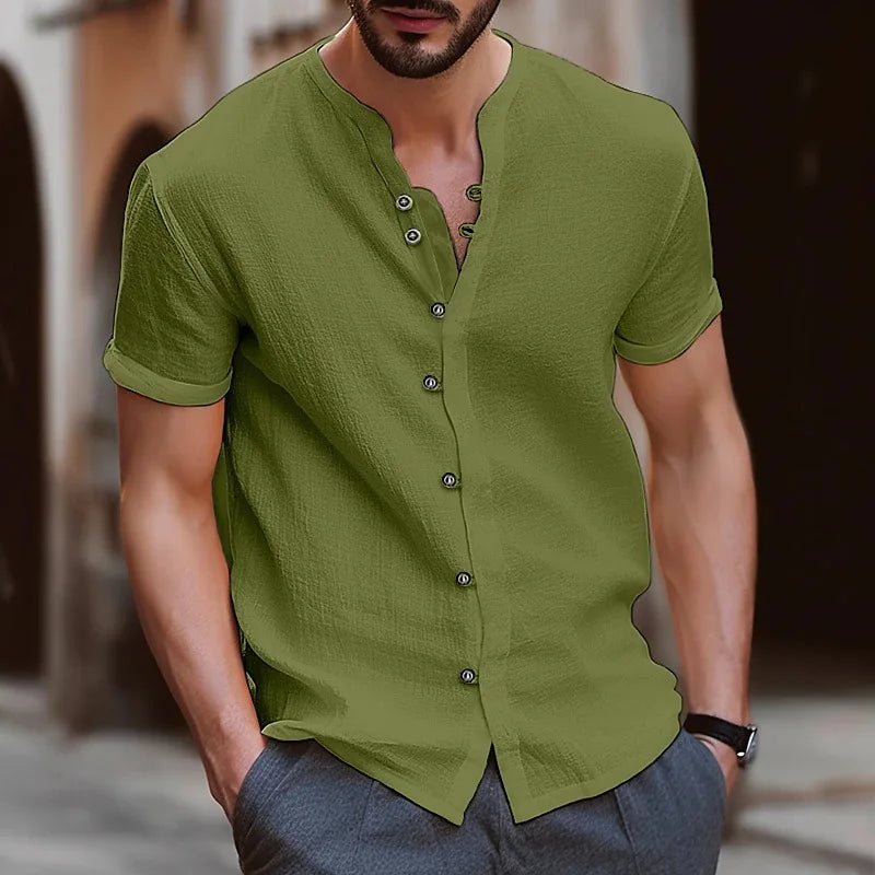 BARCLAY® Linen Short Sleeve Shirt