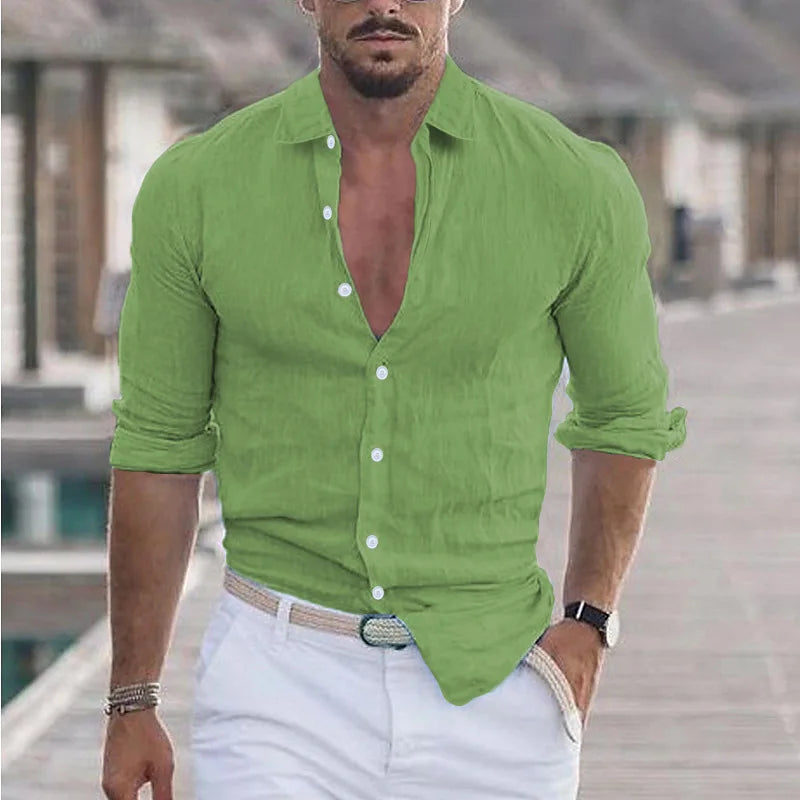ASHFORD® Cotton Linen Shirt