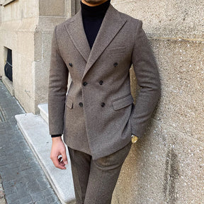 ASTONBURY® Ashford Double-Breasted Wool Suit