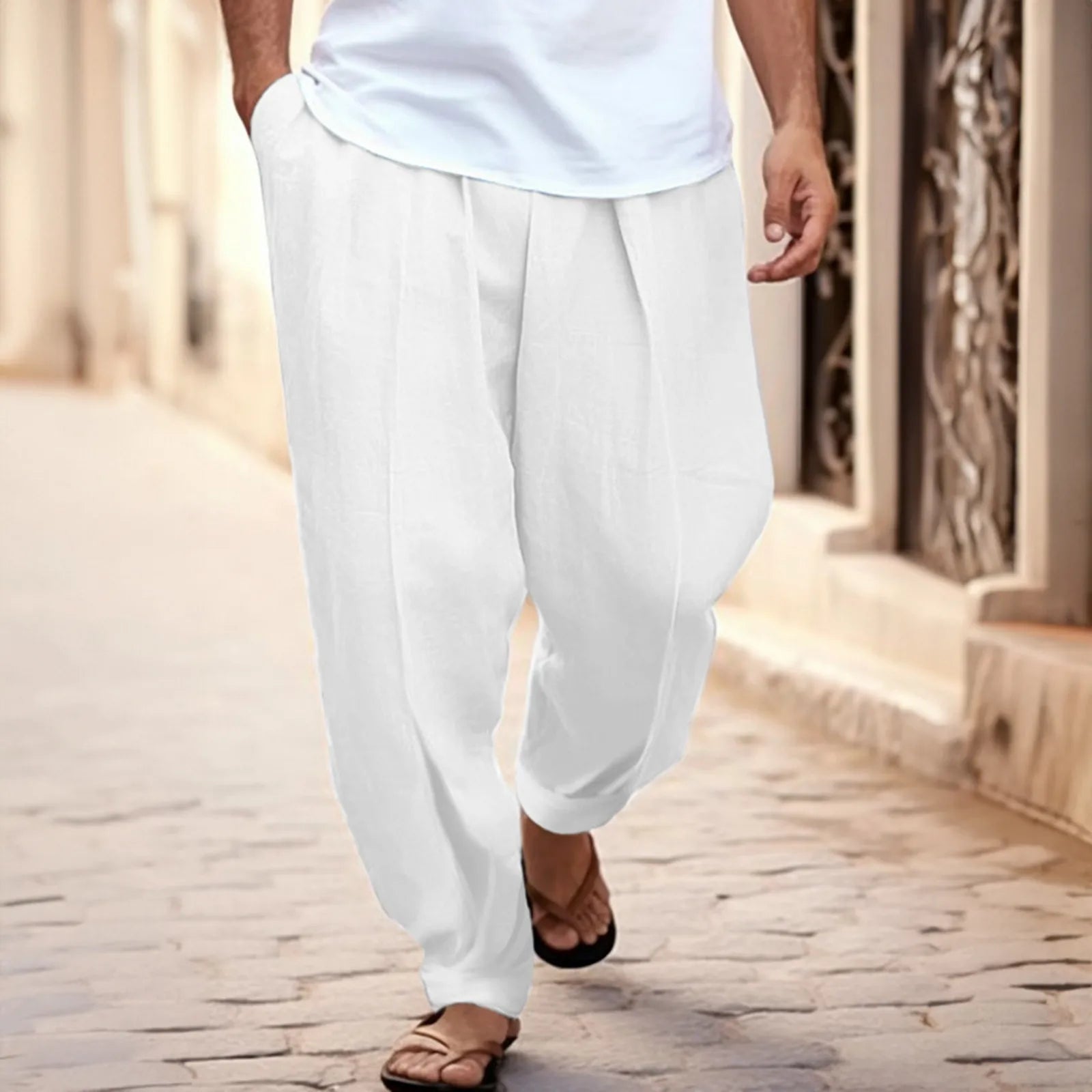 LORENTINO® Capri Pleated Cross-Pants