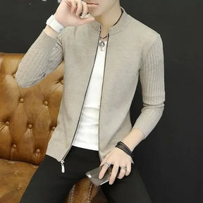 BRADFORD® Classic Zip-Up Cotton Cardigan